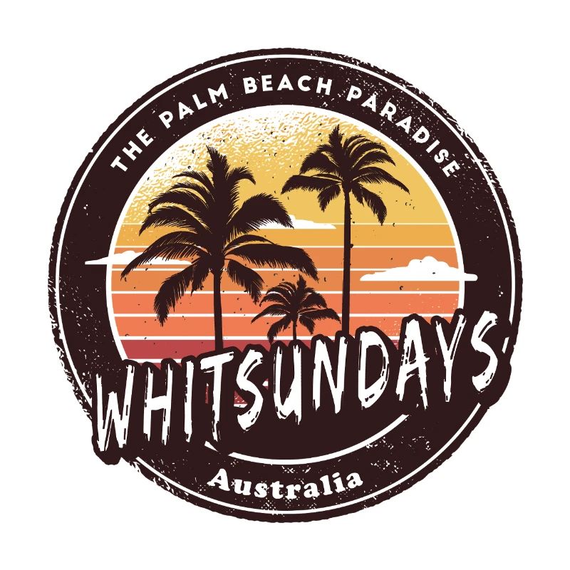 Whitsundays Australia Palm Trees Design