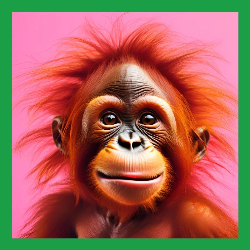 orangutan, primate, monkey