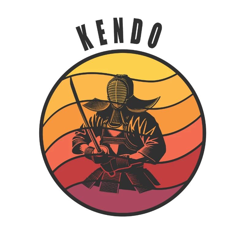 Retro Kendo Samurai Style