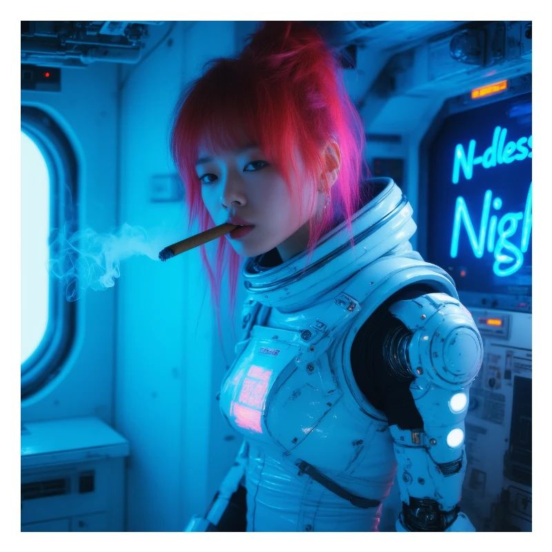 Space Soldier with a cigar