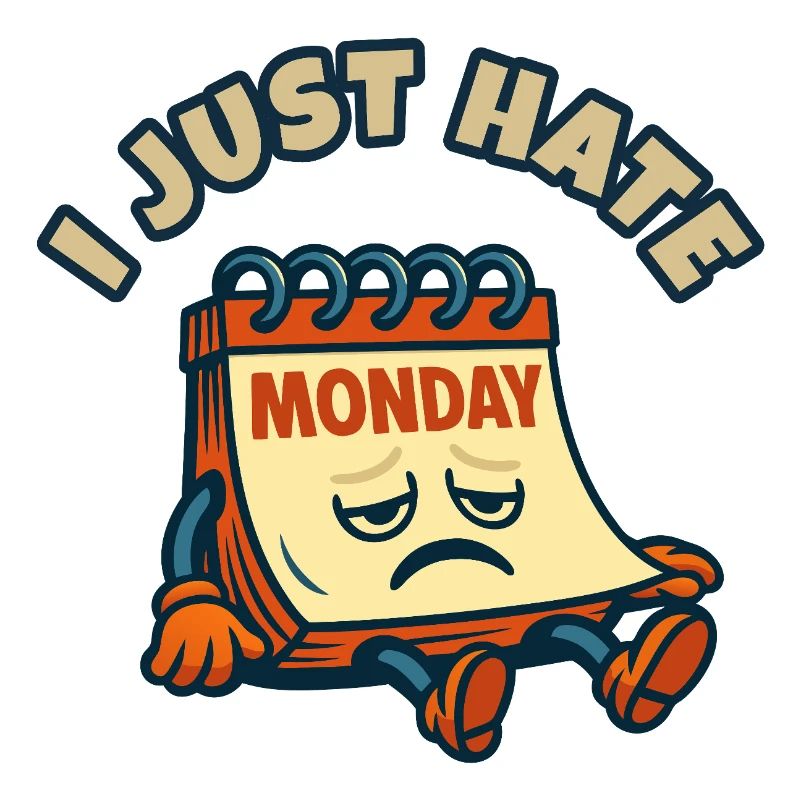 Ich hasse Monday-Cartoon einfach