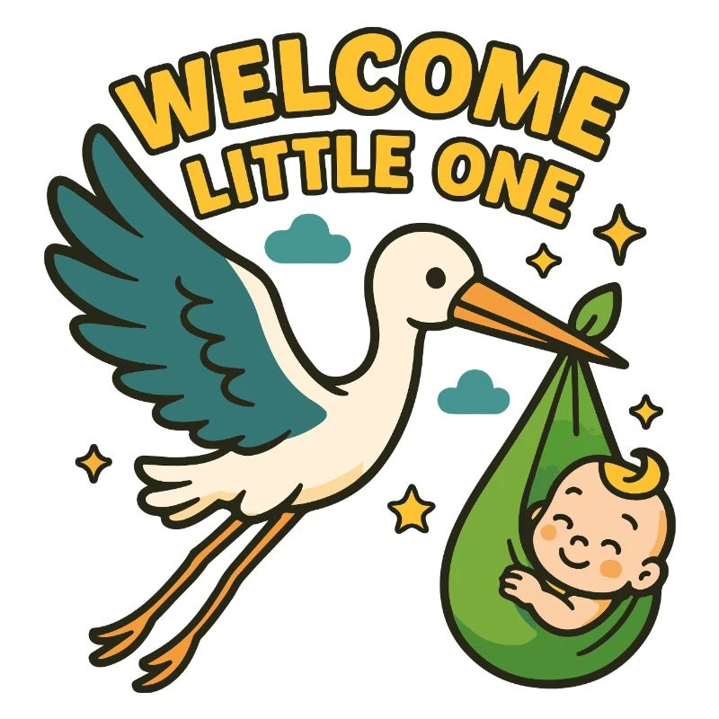 Arrivée du bébé cigogne – « Welcome Little One »