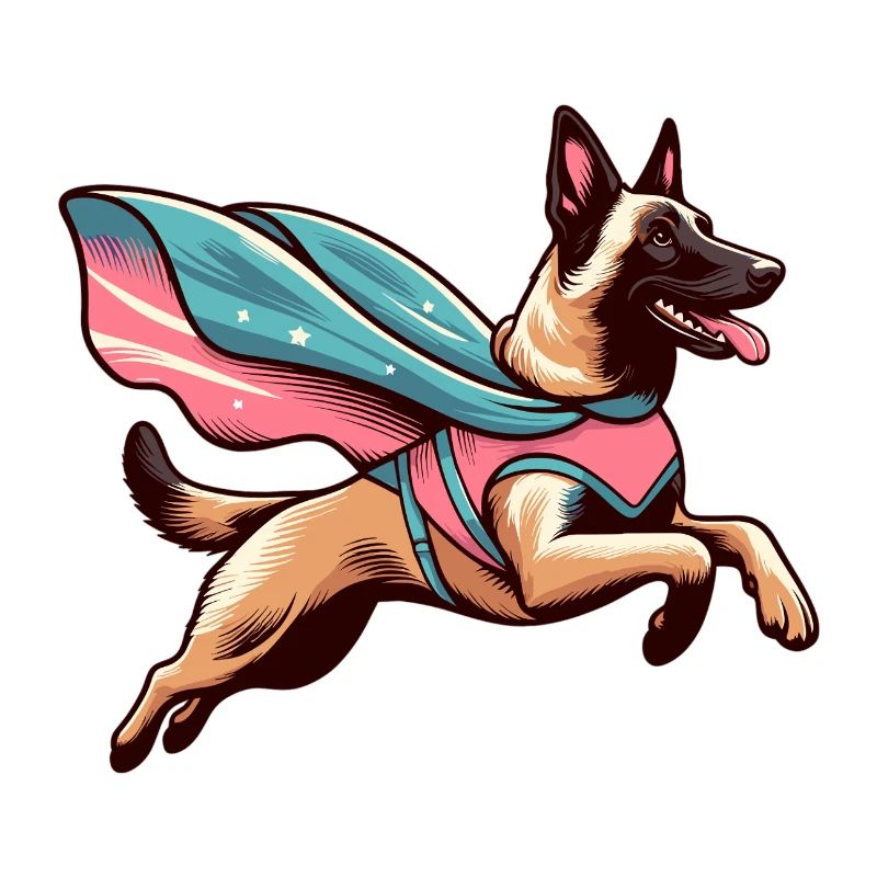Super Dog Belgian Shepherd Cape Gift