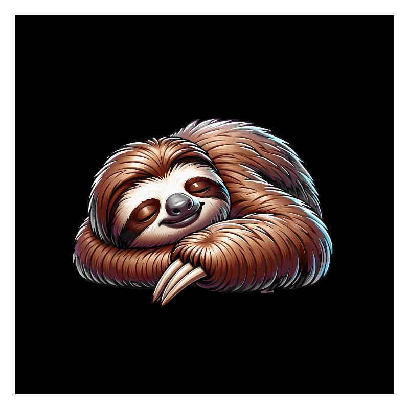 Stay cool always with the calm funny sloth