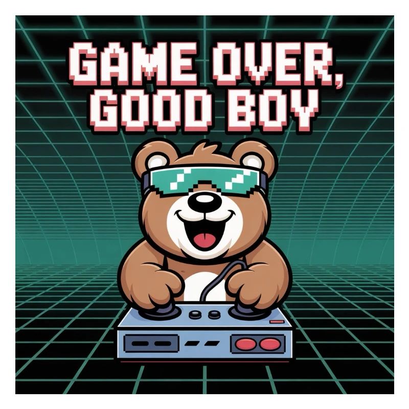 Retro Gaming Mignon DJ Bear