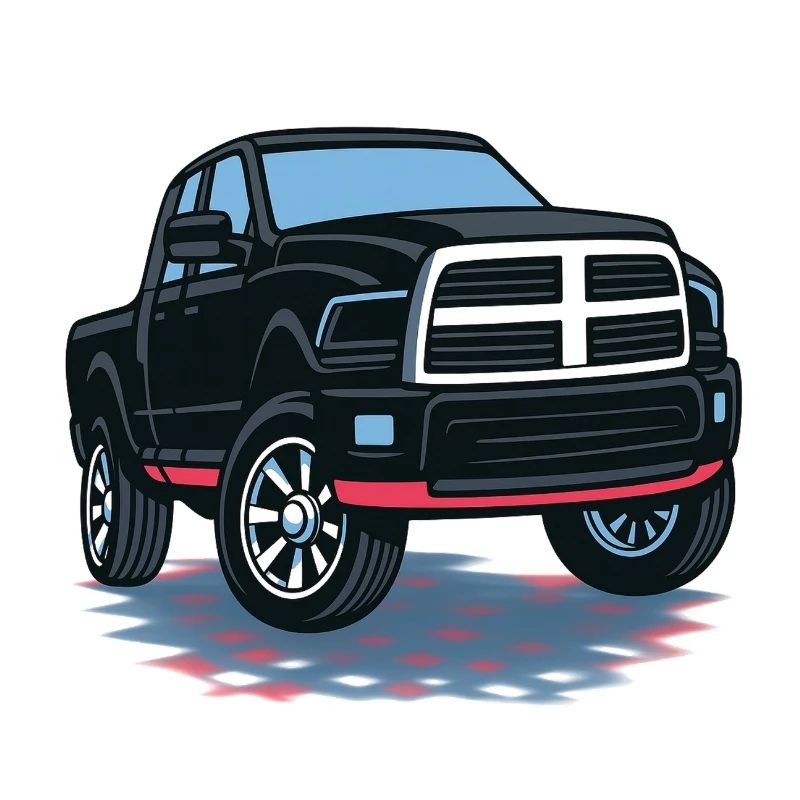 Black Pickup Ram