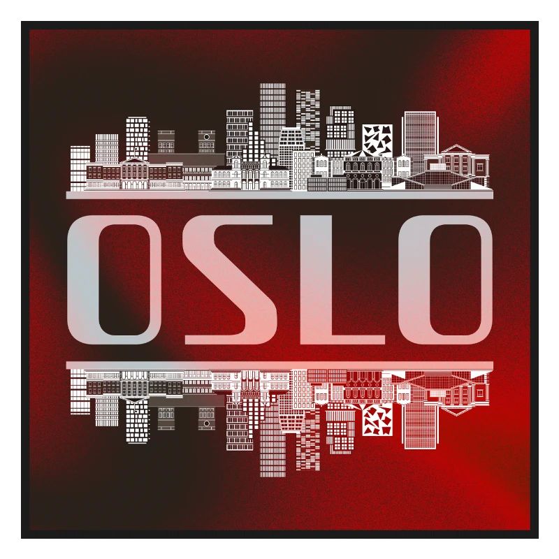 Oslo Skyline Mirror Image – Norway Architecture
