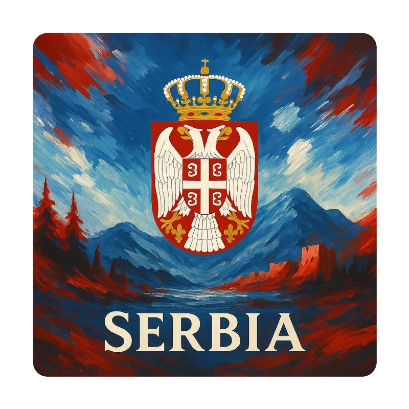 Conception de légende serbe