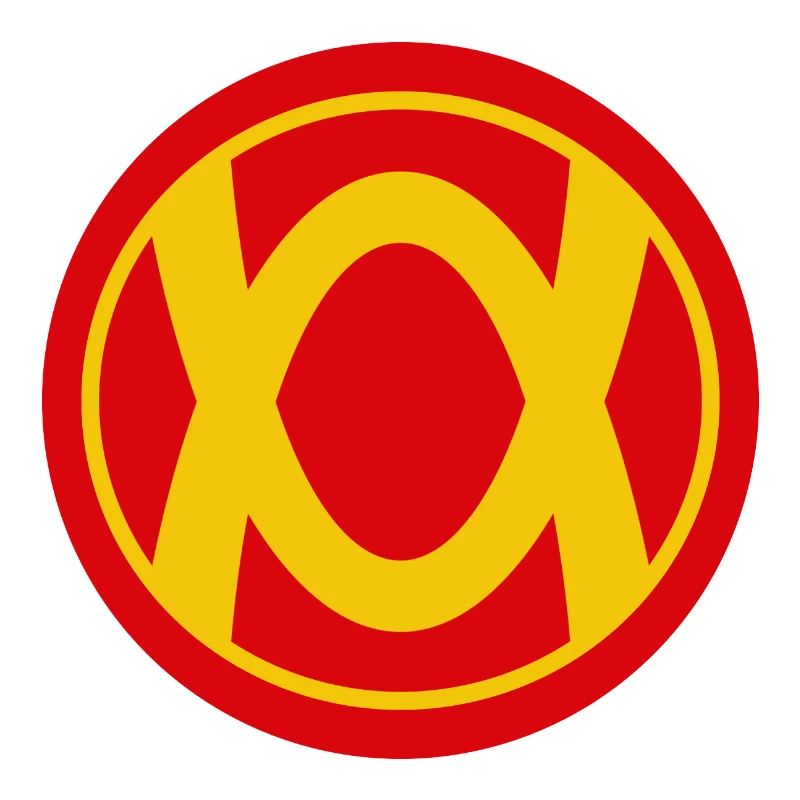 Retro Superhelden Emblem Design
