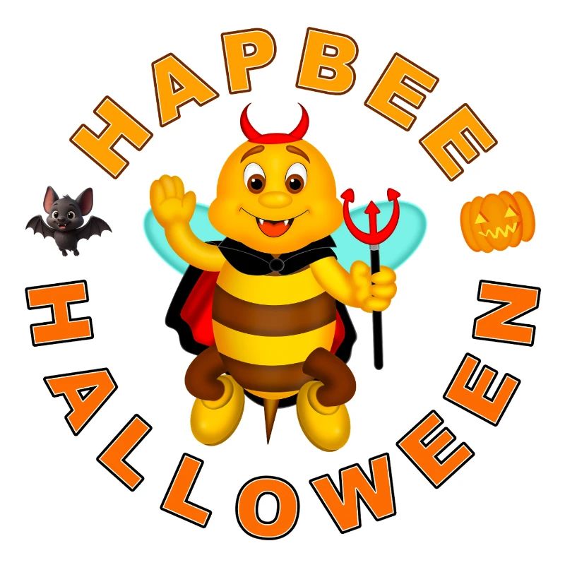 HAPBEE Halloween mit Text