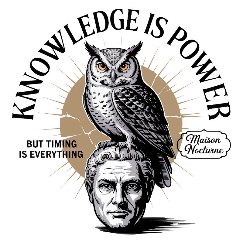 Knowledge Is Power Owl Wisdom