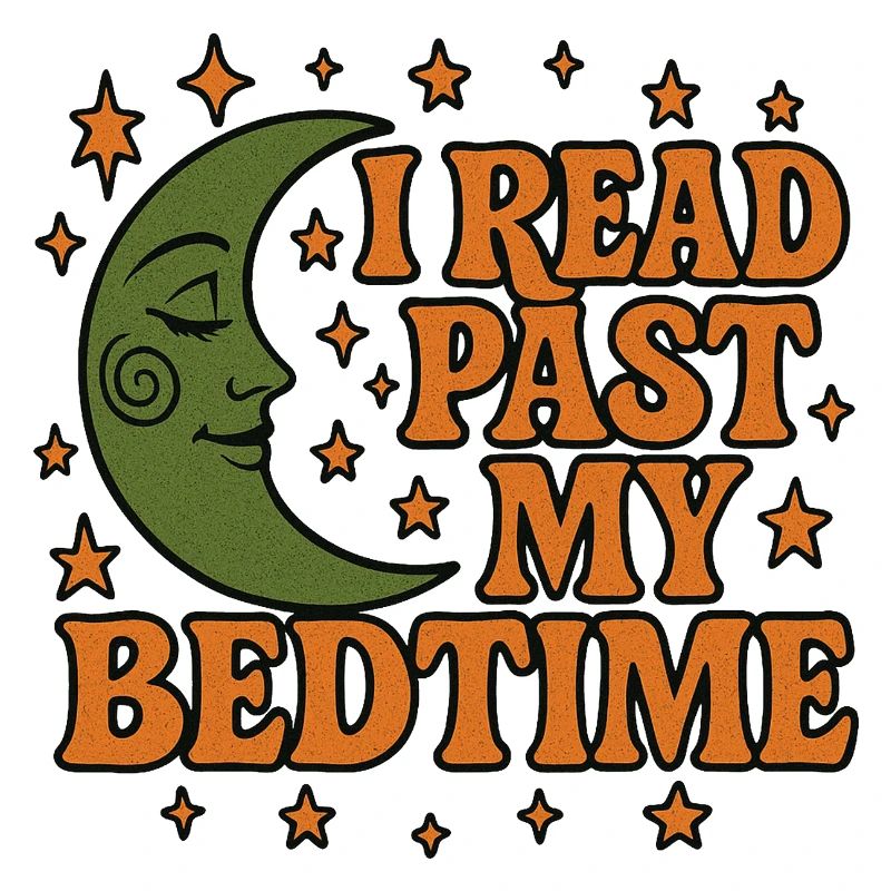 Nighttime Reading Bedtime Quote Design