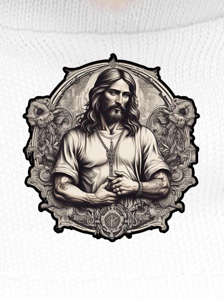 Saint Mary Artistic Illustration