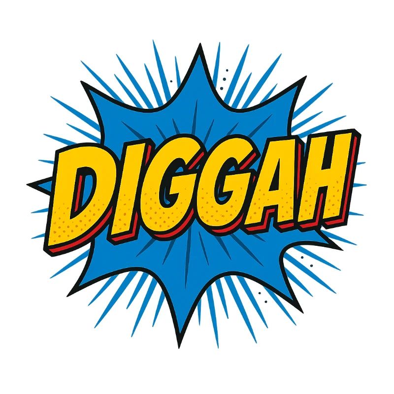 Comic-Style Dugout Schlagtext