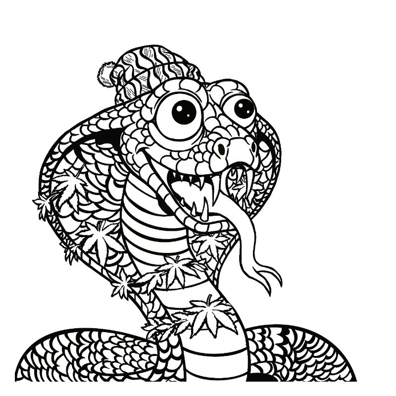 Cool Cobra with cap