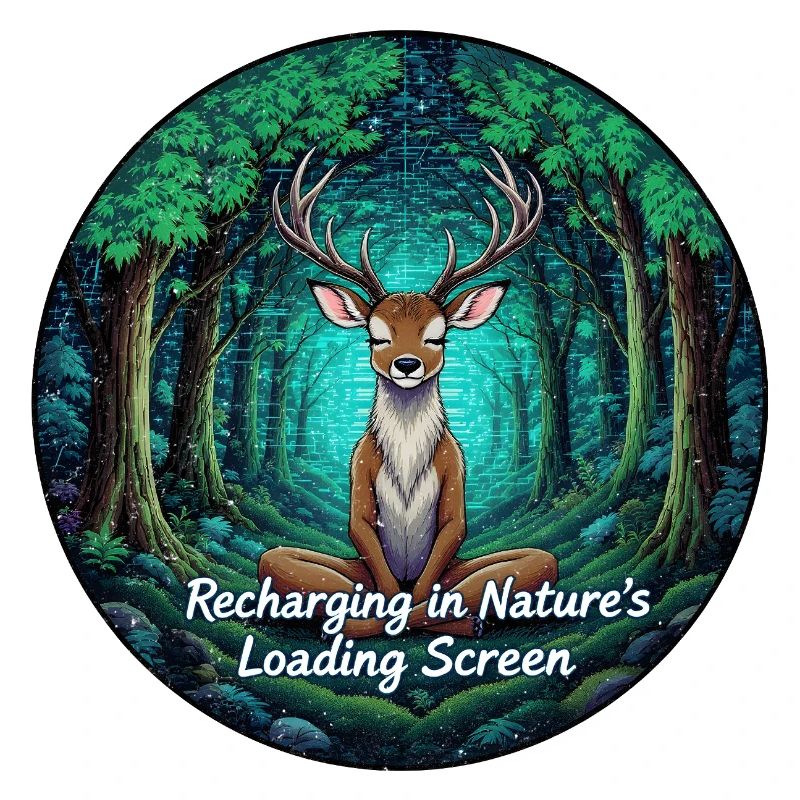Mystic Forest Deer with Loading Screen