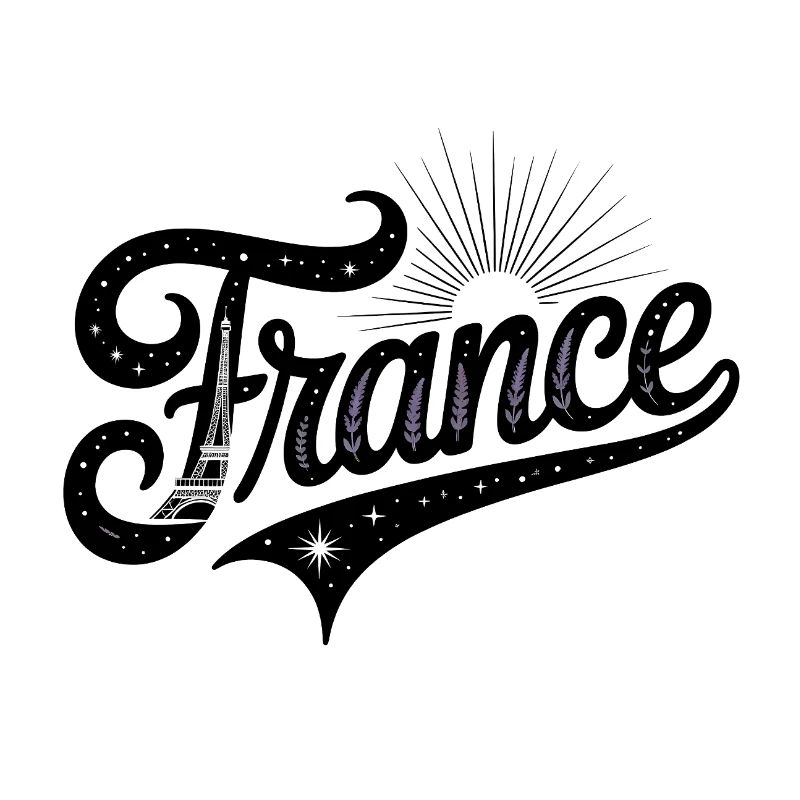 Frankreich - Souvenir-Design