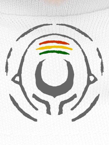 Abstract Reggae Circle Pattern