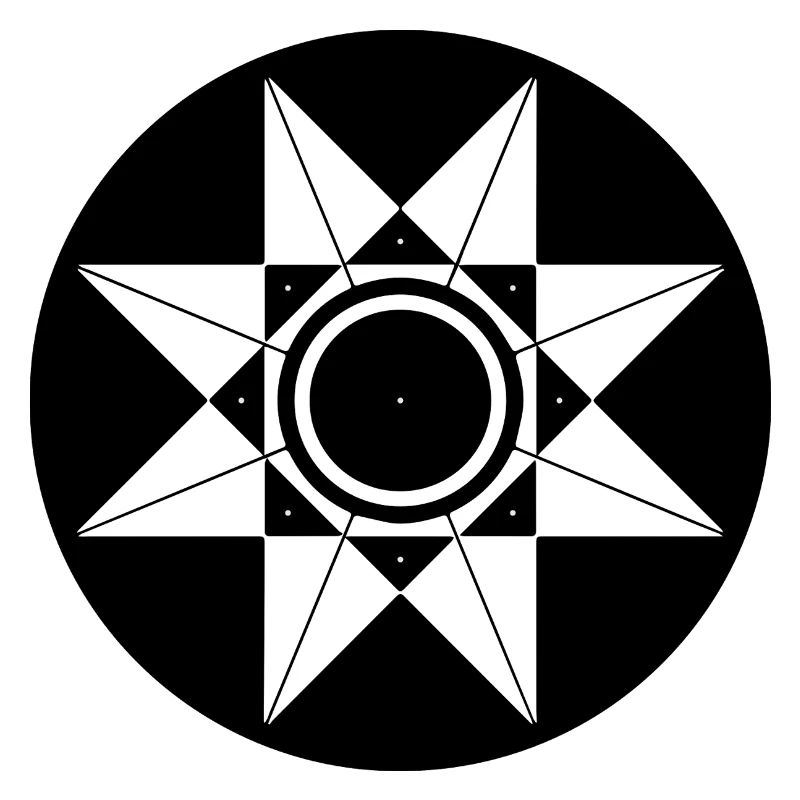 Schéma de l’étoile céleste