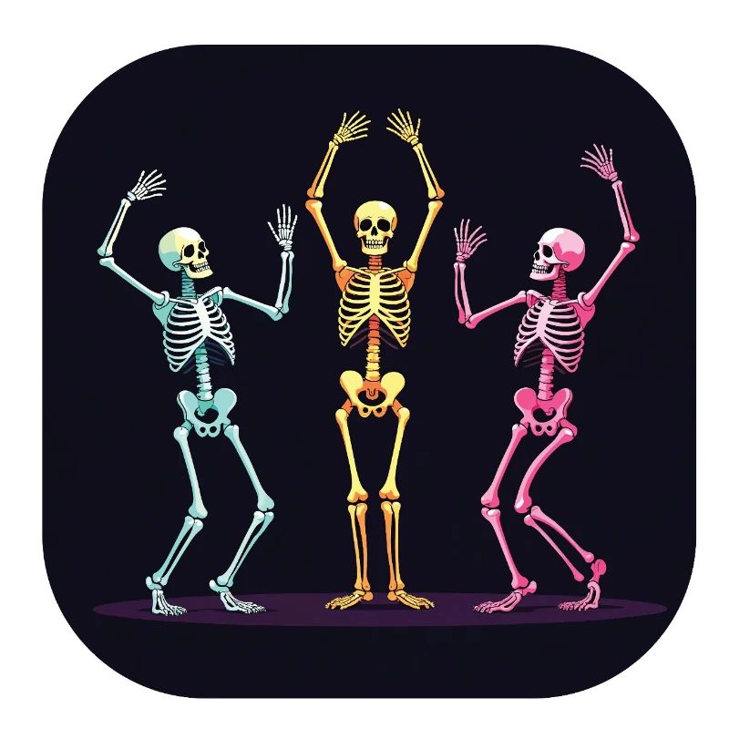 Halloween Skeleton Dancer Dancing