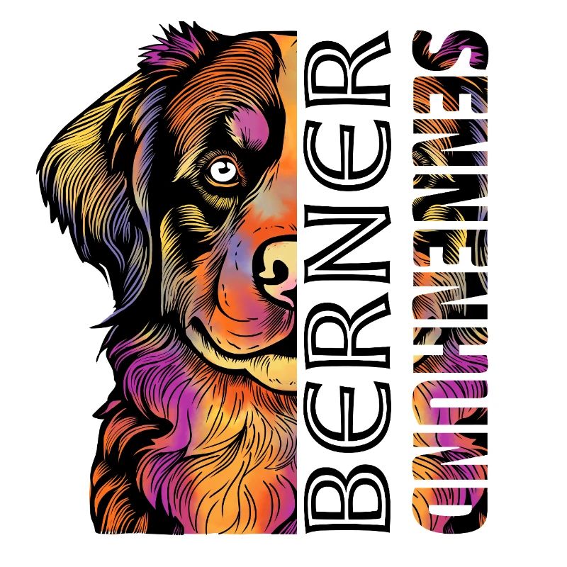 Bouvier bernois coloré