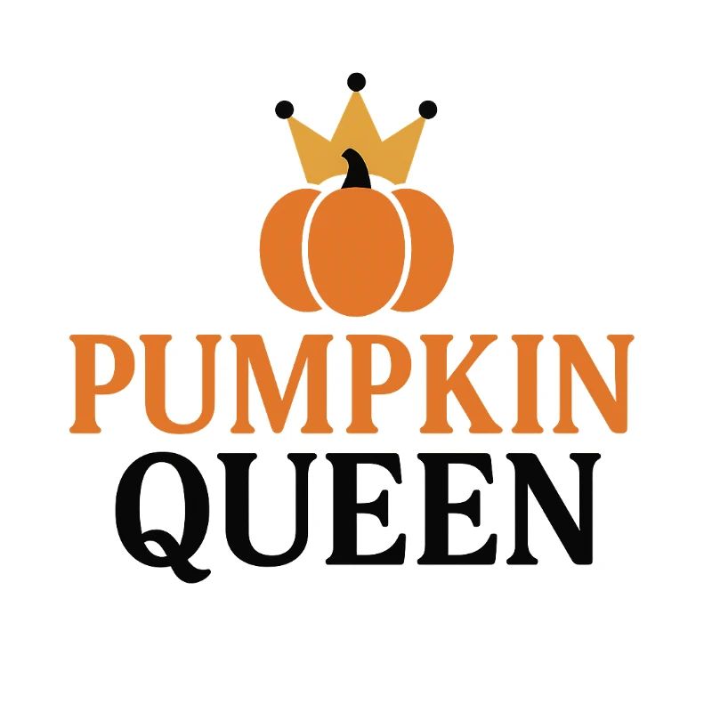Conception de reines de citrouilles