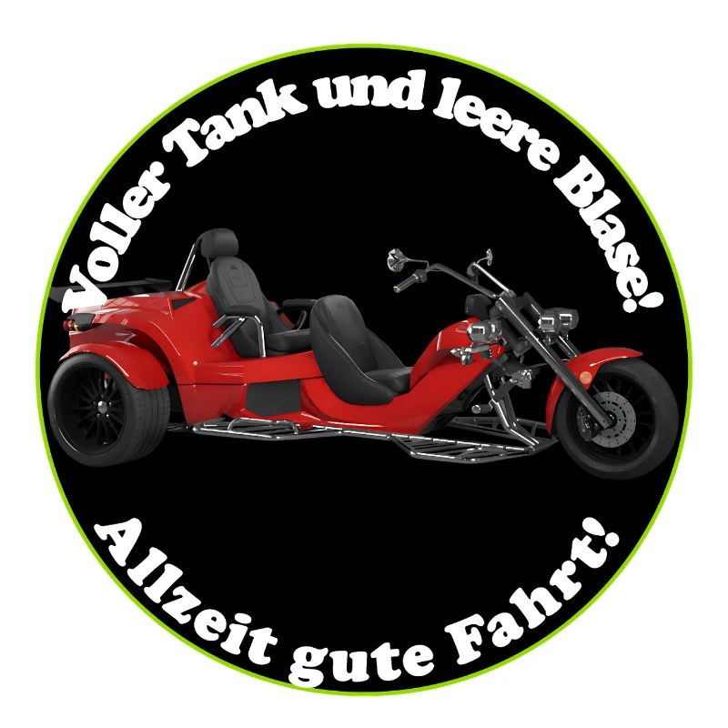 Trike riding always with a full tank and empty bladder