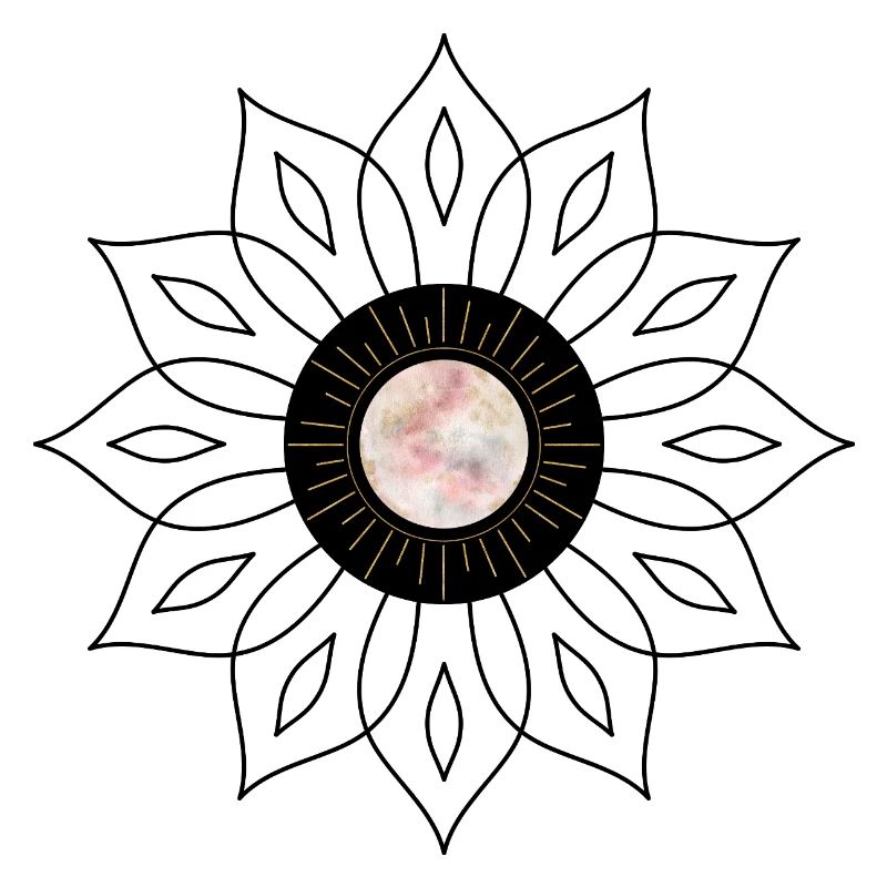 Mandala rosette