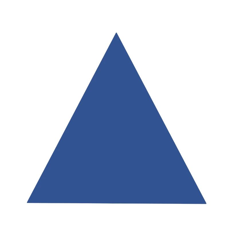 Motif abstrait de triangle bleu