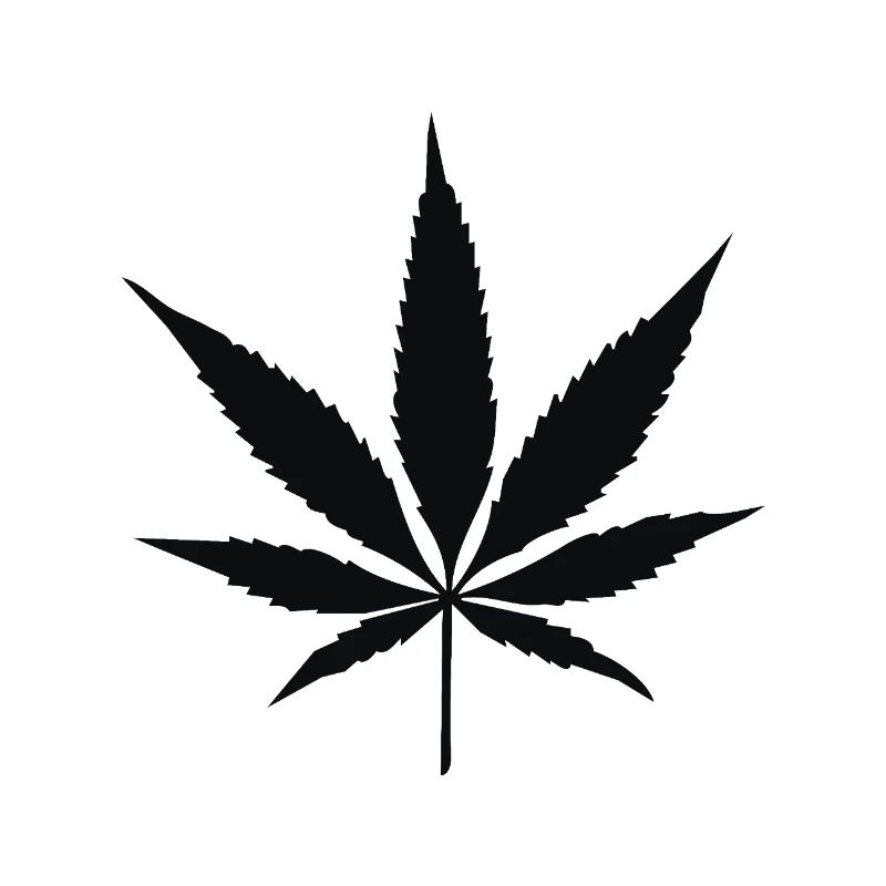 Cannabis Leaf Silhouette