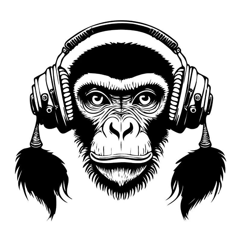 Analog Monkey Head Tape Loop Edition Shirt