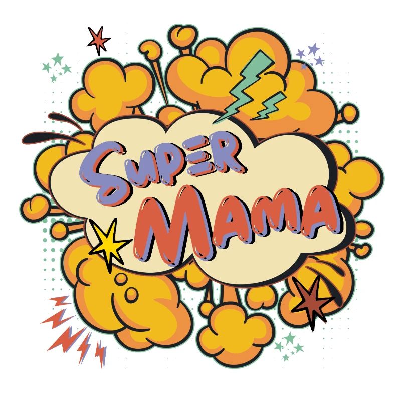 Super Mom Comic Explosion