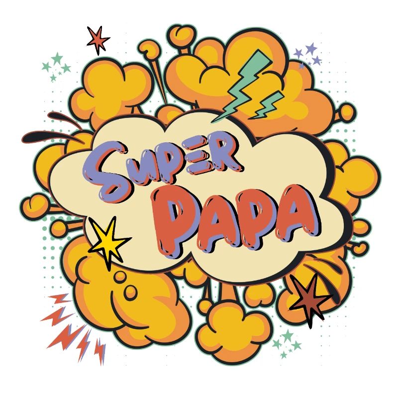 Super Papa Comic Explosion