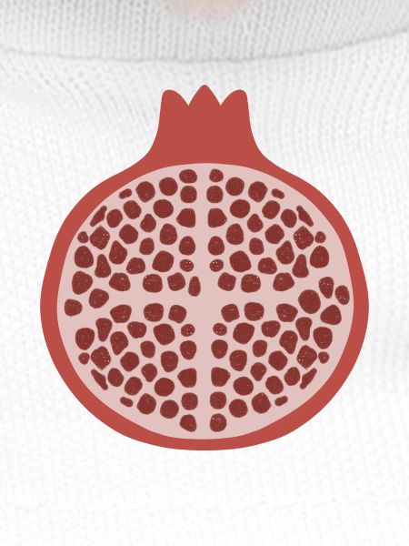 Pomegranate Half