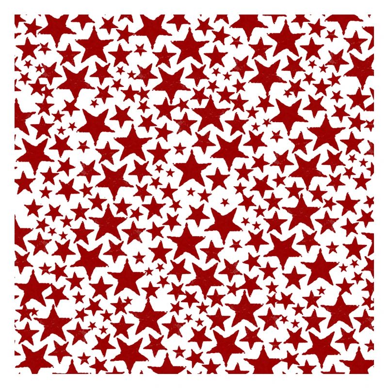 Red star pattern on dark background