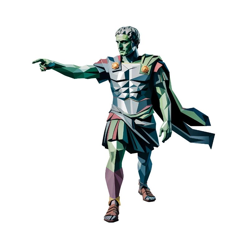 Caesar - Cooles Geschichtslogo