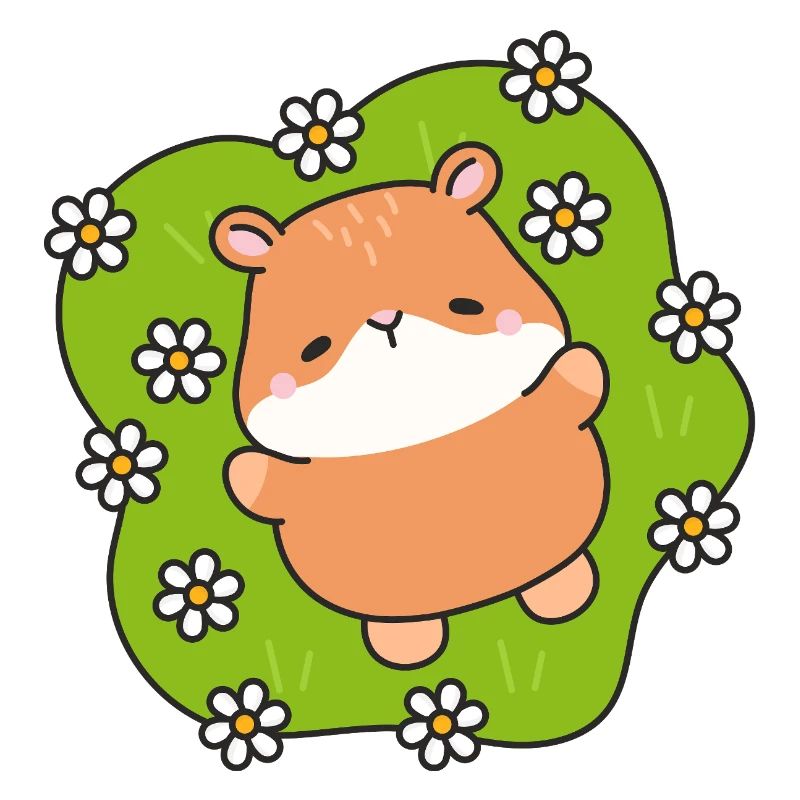 Gänseblümchen-Feldhamster