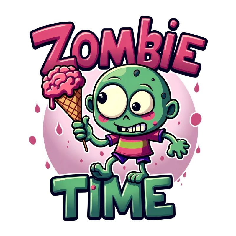 Zombie Time Eiscreme Comic