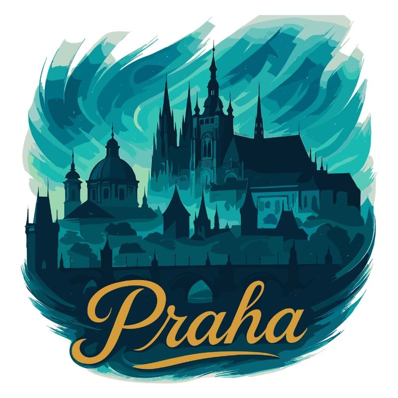 Praha Skyline Prague Capitale République tchèque Maritime
