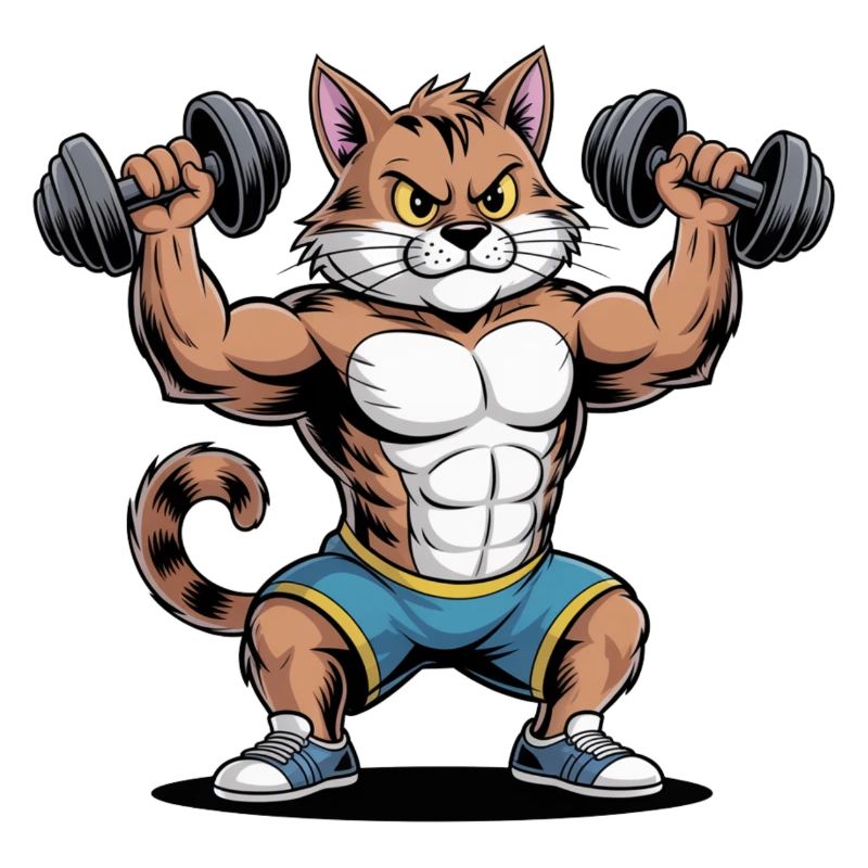 Muscle du chat : force, musculation, musculation