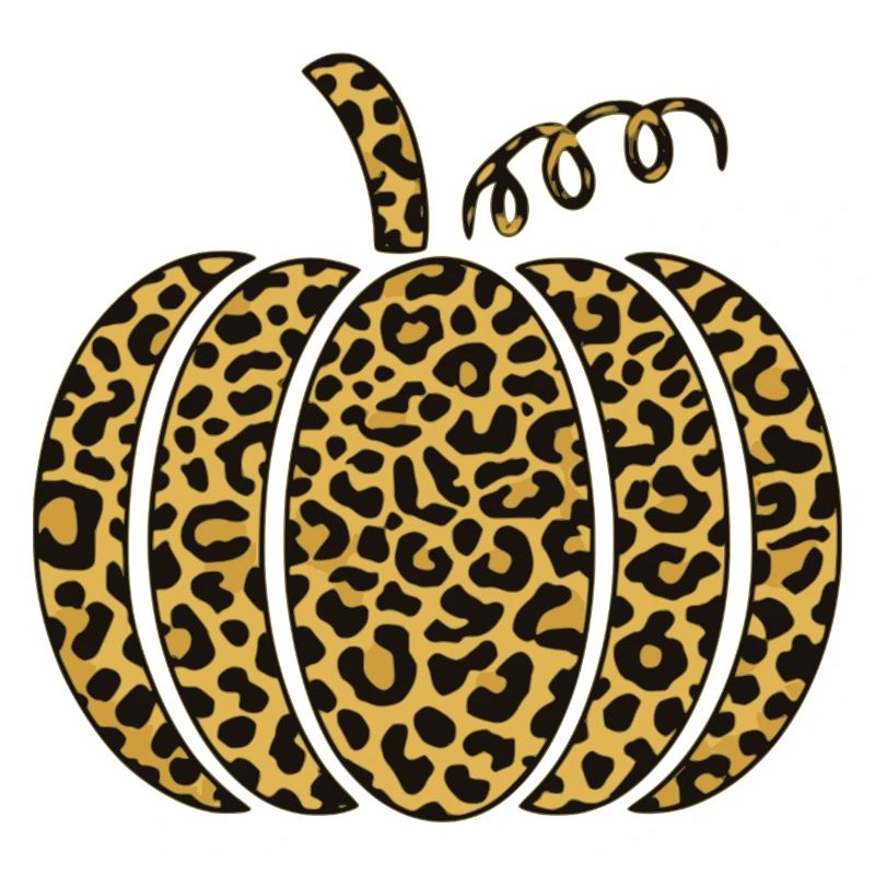 Pumpkin Leopard Tee | Fall Halloween Spotted Shirt