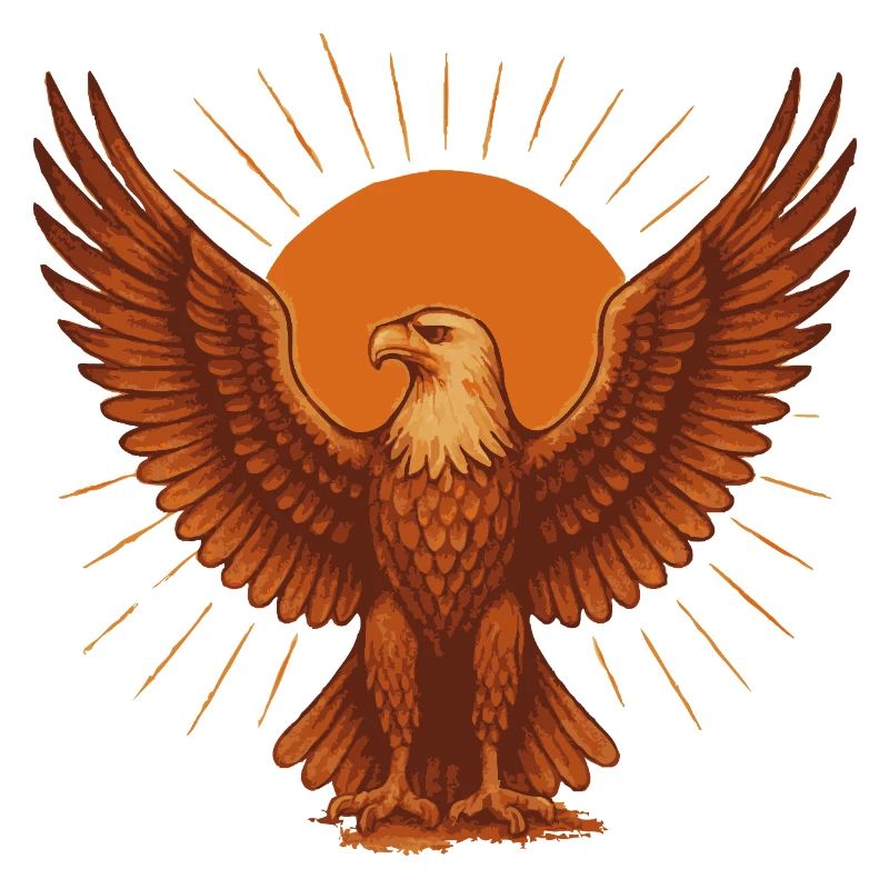 Fiery Solar Eagle