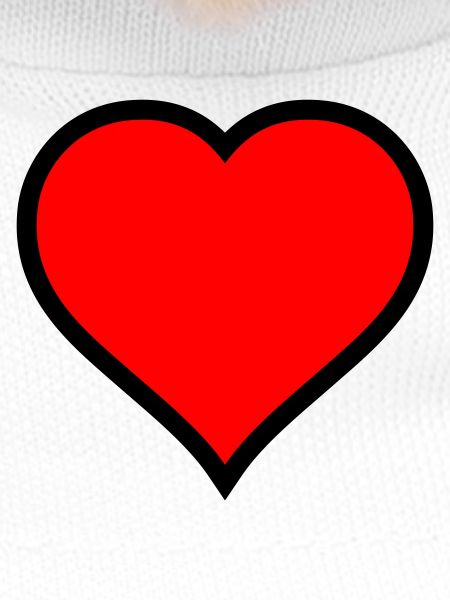 Red Heart Icon Print
