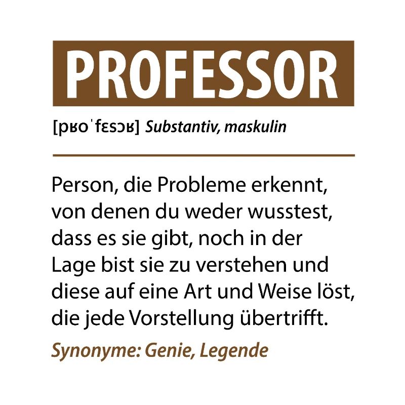 Funny Professor Profession Definition Saying Gift