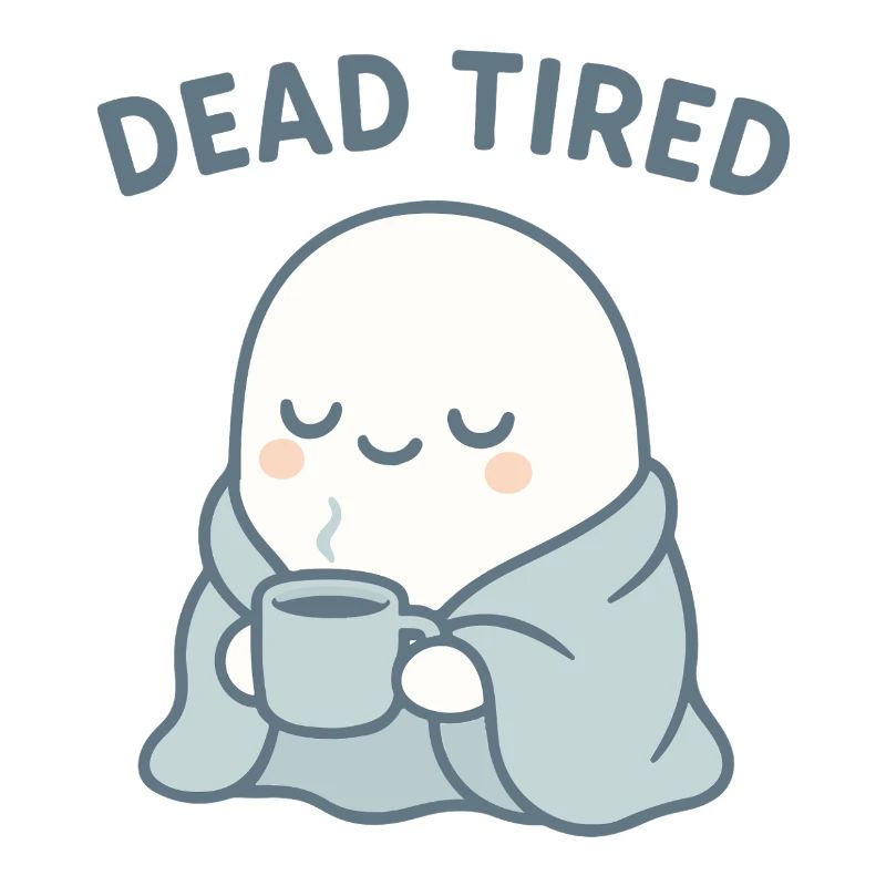 Dead Tired Ghost Kuschelbecher
