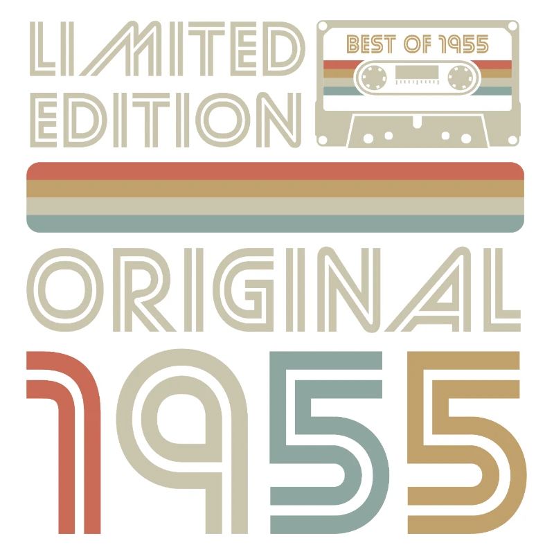 Cassette rétro originale limitée de 1955