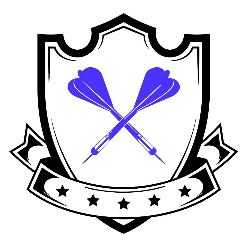 Conception de fléchettes Croix Bleue