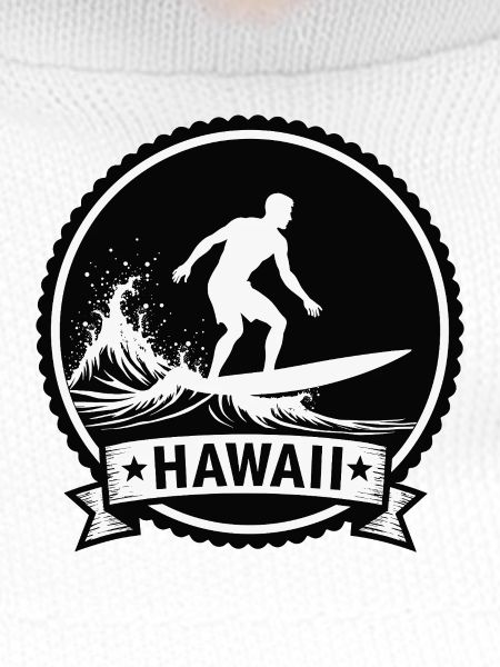 Hawaii Surf Wave Badge