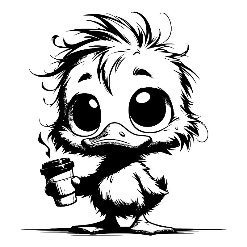 Duck in Survival Mode Caffeine Coma Mug