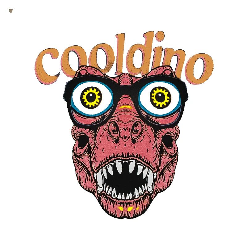 Cool Dino with Glasses